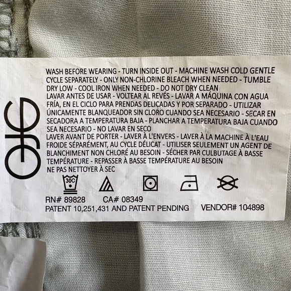 G.H. Bass & Co. Ladies' Chino Ankle Pants, Green, Size 10, NWT - Picture 15 of 16